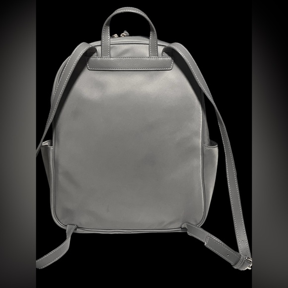 Kate Spade Wilson Road Bradley Backpack Large Gray Nylon - Picture 6 of 9